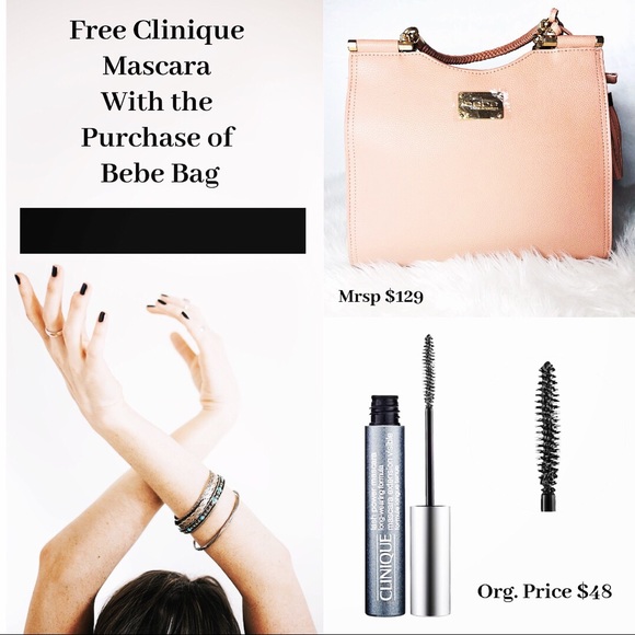 bebe Handbags - Bebe is Natalie Shopper Blush Pink Bag